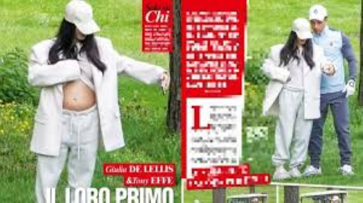 Giulia De Lellis aspetta un figlio da Tony Effe: le prime immagini scattate sul lago di Como confermano la gravidanza