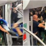 Tafferugli in metro e fuori dallo stadio: tensione alle stelle a Monaco tra ultrà italiani e francesi, intervento duro della polizia.