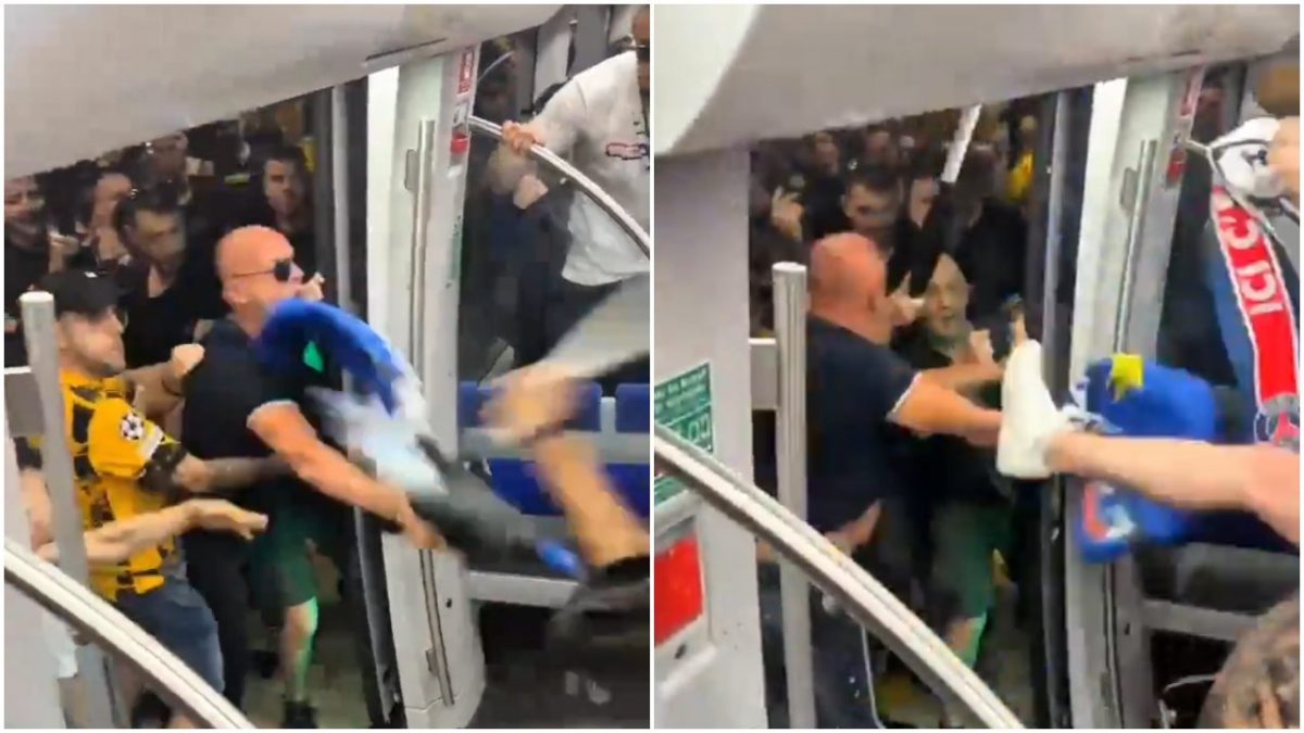 Tafferugli in metro e fuori dallo stadio: tensione alle stelle a Monaco tra ultrà italiani e francesi, intervento duro della polizia.