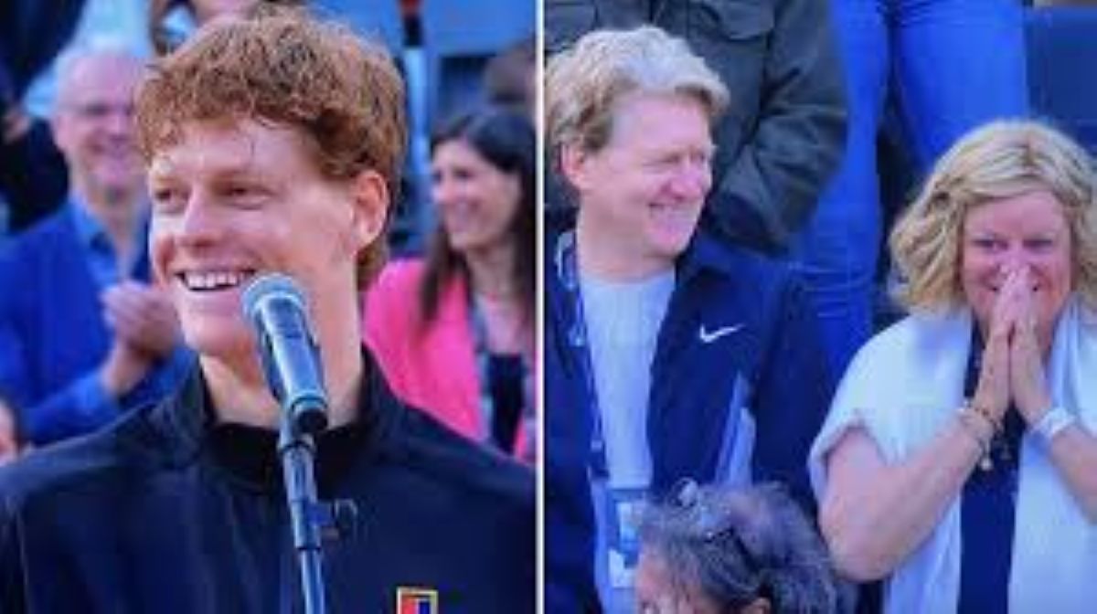 Sinner diverte il pubblico dopo la finale persa a Roma: «Mio fratello? È andato a Imola», la mamma imbarazzata