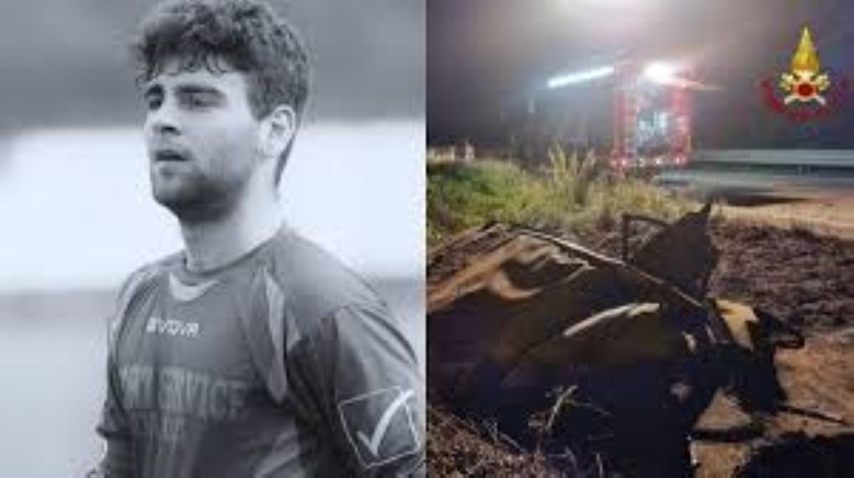 Luca Regoli muore a 26 anni sulla statale 16: schianto violentissimo, l’auto prende fuoco e lui resta intrappolato